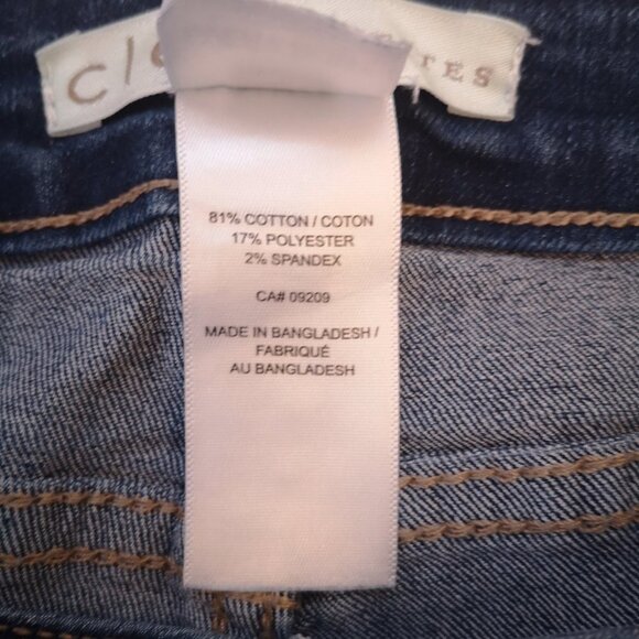 Cleo Petites Ladies Everybody Dark Wash Blue Jeans - Picture 4 of 7